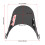 Universal Motorcycle Windshield Windscreen Wind Deflector Round Headlight 4-7'' White 2