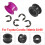 Shifter Cable Bushing for 03-08 Replacement Accessories 3382002370B Black 7