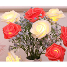 LINLIN Bloemenslinger, Rozenslinger met USB-aansluiting, Geschikt voor Kerst, Bruiloft, Slaapkamerdecoratie, Verjaardag en Jubileum