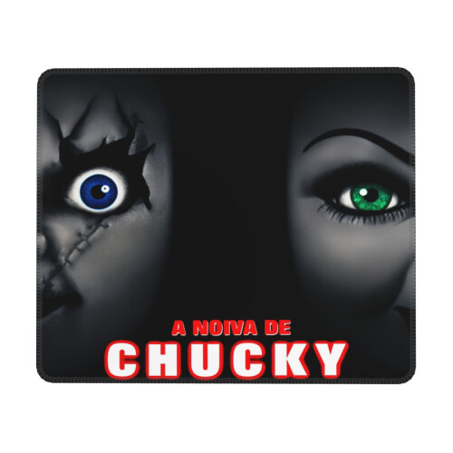 Mouse Pad Bride Of Chucky με ραμμένη άκρη, αντιολισθητική βάση από καουτσούκ, πλενόμενο