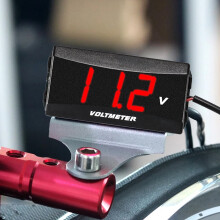 Battery Voltage Monitor Voltage Meter Gauge LED Digital Voltmeter blue