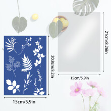 Sun Print Paper with Sheet Cyanotype Paper High Sensitive Nature Art 32pcs A5 cyanotype p