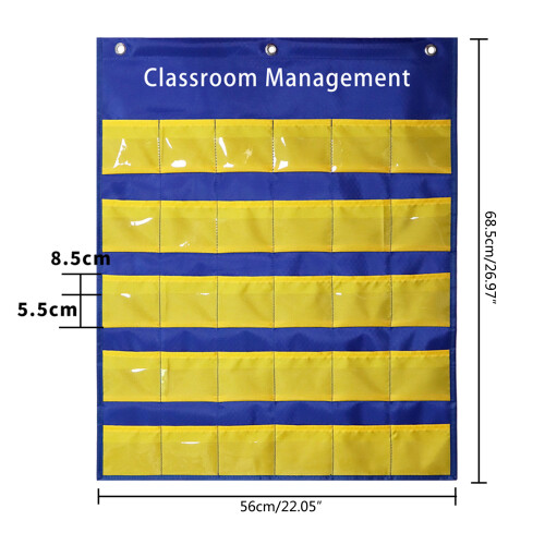Classroom Management Pocket Chart Organization Chart, Back to School Supplies 2