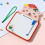 4PCS Christmas Drawing Board 25x17cm Double-Sided Whiteboard for Kid Drawing 1