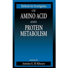 Methods for Investigation of Amino Acid and Protein Metabolism Hardcov