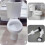 4 τεμάχια βίδα δεξαμενής τουαλέτας πλαστικές βίδες δεξαμενής τουαλέτας 4