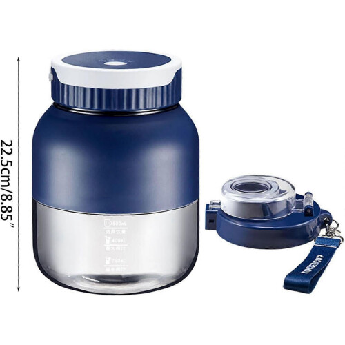 Φορητό μπλέντερ χωρητικότητας 500ml USB επαναφορτιζόμενο αποχυμωτή 260 1