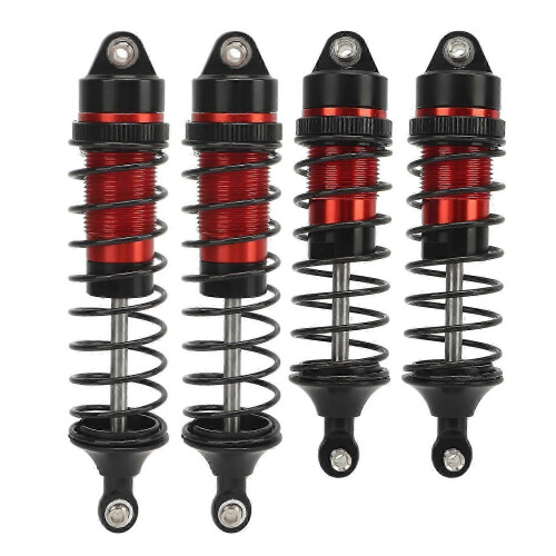 25-26 Traxxas Slash 4x4 1/10 RC Αυτοκίνητο Κόκκινο Αμορτισέρ από Κράμα Αλουμινίο 1