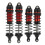 25-26 Traxxas Slash 4x4 1/10 RC Αυτοκίνητο Κόκκινο Αμορτισέρ από Κράμα Αλουμινίο 3
