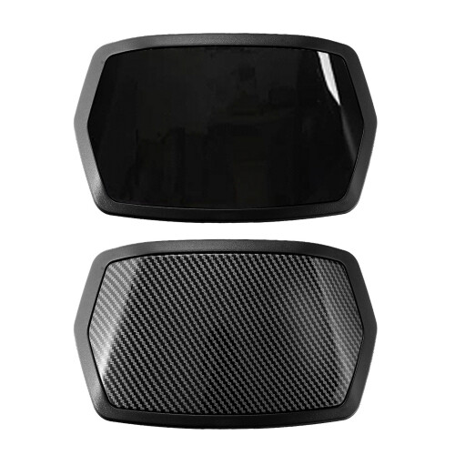 Gauge Spoiler Replacement Accessory Plastic Gauge Spoiler Kit Easy Carbon fiber pattern 1
