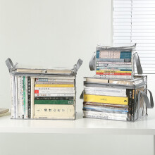 Book Organizers Toy Box Foldable Book Box Book Storage Box School White medium size