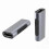 26-27 harmaa naaras-naaras USB-C-liitinsovitin USB-C-liitin Type-C-muunnin 4