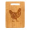 Planche à découper en bambou avec poulet fleuri 1