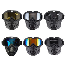 Outdoor Motorcycle Goggles Cycling Off-Road Ski Sport ATV Dirt Bike Gray black film