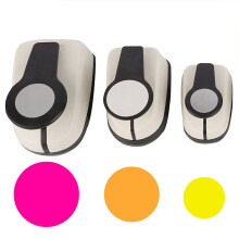Round Hole Puncher Paper Cutter for Kids Birthday Card Making DIY Scrapbooking 25mm