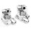 Motorcycle Handlebar Rearview Mount Holder Adapter Holder Clamp Silver style3 8