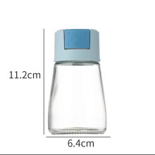 Récipients doseurs pour assaisonnements, bouteille en verre à pression pour sel et épices, saupoudreuse de glutamate monosodique/sel, pot doseur