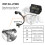 Motorcycle 2/4 Stroke Engine Tach Hour Meter Guage Display Waterproof Tachometer 8