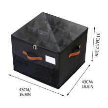 Stoffen schoenenorganizer opbergdoos