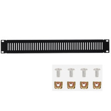 WSYW1U Entretoise de panneau de montage en rack vierge ventilée pour armoire serveur réseau 19 pouces