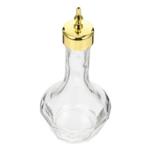 Coctelera de vidrio de 50 ml, coctelera transparente para martinis, botella mezcladora a prueba de fugas, herramienta de medición para cócteles y
