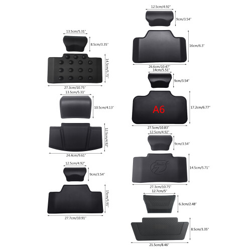 Passenger Backrest Back Pad For Motorcycle Rear Saddlebag Trunk Sticker A3