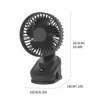 Gnobogi új keringető ventilátor asztali géphez nagy szélenergiával és csendes asztali ventilátorral, amely fel és le forgatható az