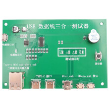 Tester kabelů USB, tester kabelů USB typu C/Mini USB/Micro USB