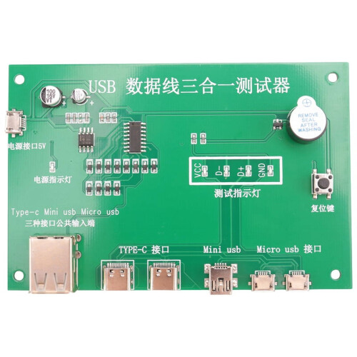 USB-Kabeltester, Typ-C/Mini-USB/Micro-USB-USB-Kabeltester
