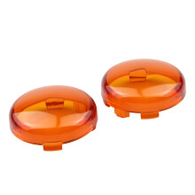 2 Pack Motorcycles Indicator Lens Light Caps Cover for XL883 1200 X48 Plastic GY