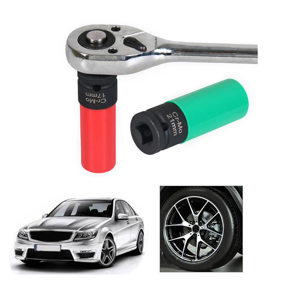 Lug Nut Socket 17Mm 21Mm Wheel Lock Nut Removal Socket Wrench For S Class 17Mm 21Mm 7754005122481