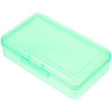 Organiseur de stylos portable, étui de rangement en plastique pour crayons, grande capacité, pour les voyages et le bureau.