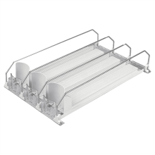 Distribuitor de băuturi pentru frigider, organizator de băuturi autopropulsat, distribuitor de sticle și doze