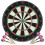 vidaXL Επαγγελματικό Dartboard Σιζάλ με 6 Βέλη Πολύχρωμο 1