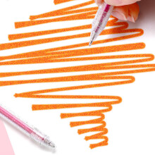 Retractable Colorful Gel Inks Pen Highlighter for Journal Scrapbooking Notebook 24 colors