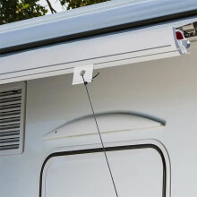 Heavy Load Awning Hooks for Recreational Vehicles, Tear Resistant Nylon Fabric White