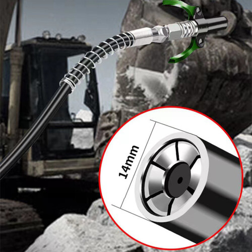 Quick Release Grease Coupler Compatible with- All Grease Guns 1/8"NPT Ends double handle
