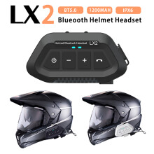 Motorcycle Headset Riding Intercom Headphone Noise Reduction Helmet White soft wheat