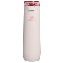 STANLEY Flowstate Spring Bottle | Leakproof Water Bottle with Carry Strap & Flip-Top Locking Lid | Insulated Stainless Steel | Fits Most Cup Holders |