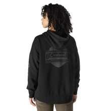 Carhartt Women's Oversized-Fit Midweight Hooded Heart Graphic Sweatshirt, Black, 2X