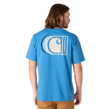 Carhartt Men's Relaxed Fit Lightweight Short-Sleeve C Back Graphic T-Shirt, Horizon Blue, XX-Large