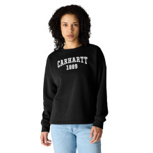 Carhartt Women's Loose Fit Midweight Graphic Sweatshirt, Black, Large