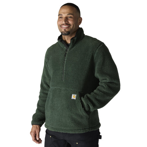 Carhartt Carhartt Pullover Fleece da Uomo, Verde Foresta, XX-Large