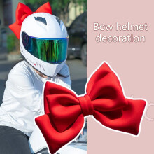 Fashion Helmets Patches Motorcycle Helmets Decoration Motorbike Helmets Decor Rose red