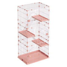 Jaula interior para gatos - DUOKU - 97DMSUK92609 - 4 niveles - Acero Q195 - 84 x 60,5 x 163,5 cm