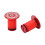 RISK Bicycle Grip Handlebar End Cap Aluminium Lock MTB Mountain Handle Bar Grip End PlugRed 4