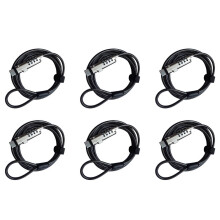 6X Security USB salasanalla varustettu varkaudenestolukko, jota käytetään kannettavan tietokoneen, tabletin, projektorissa ja televisiossa