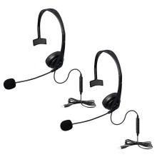 casques USB pour centre d'appels avec microphone antibruit, mono, pour PC, domicile et bureau, service téléphonique, installation facile (Plug and