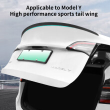 Vehicle Carbon Fiber Pattern ABS Wing Car Exterior Accessory for style C