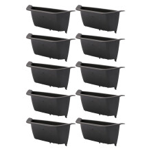 10X Car Auto Interior Inner Door Handle Pull Trim Compatible for F25 F26 X3 X4 2011-2017, Front Left Side,Black